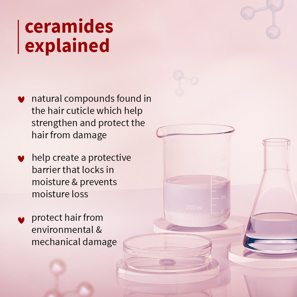 Plum Hibiscus & Ceramides Shampoo for Split Ends | Boosts Hair Growth | Prevents Split Ends, 250ml