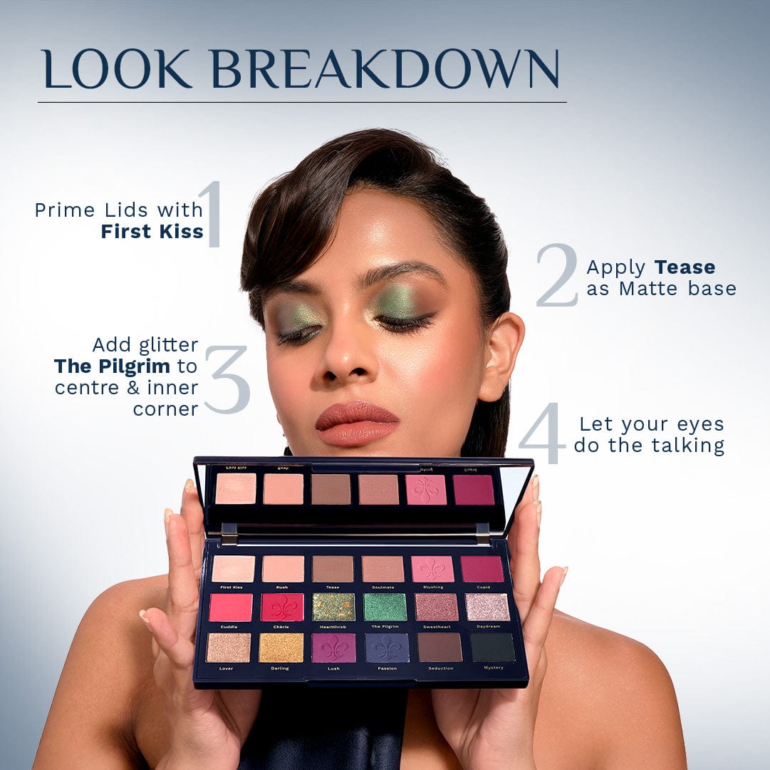 Pilgrim The French Collection Pro-Eyeshadow, Midnight in Paris - Image 5 - Buy from Indicrest