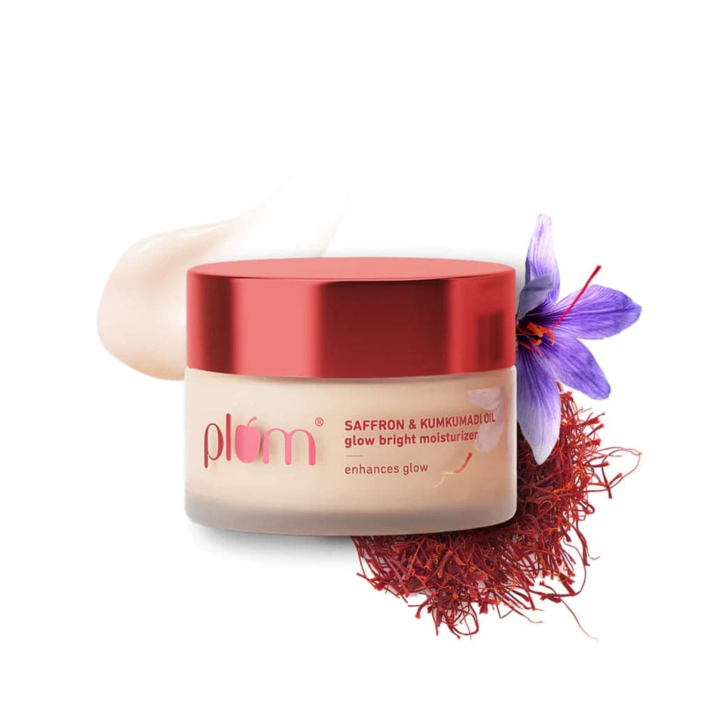 Plum Saffron & Kumkumadi Oil Glow Bright Moisturizer with SPF 35 50g