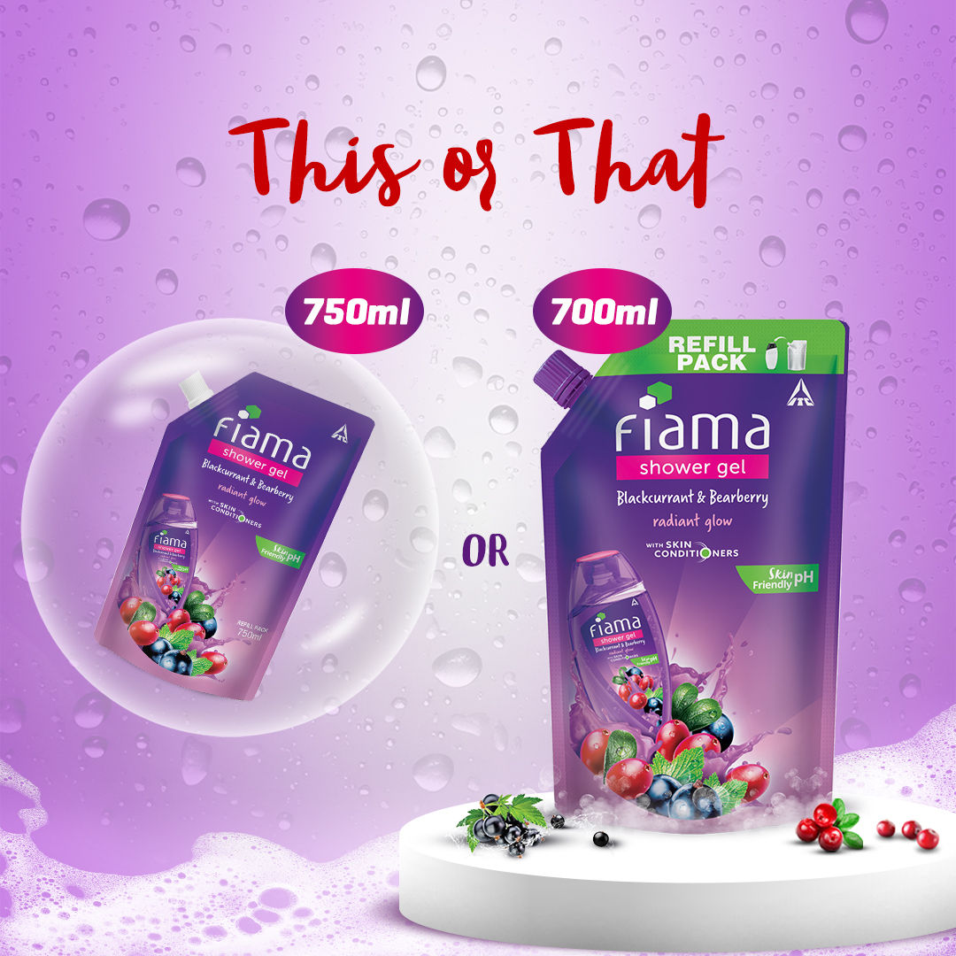 Fiama Blackcurrant & Bearberry Shower Gel, 750ml Buy at Indicrest Image 4