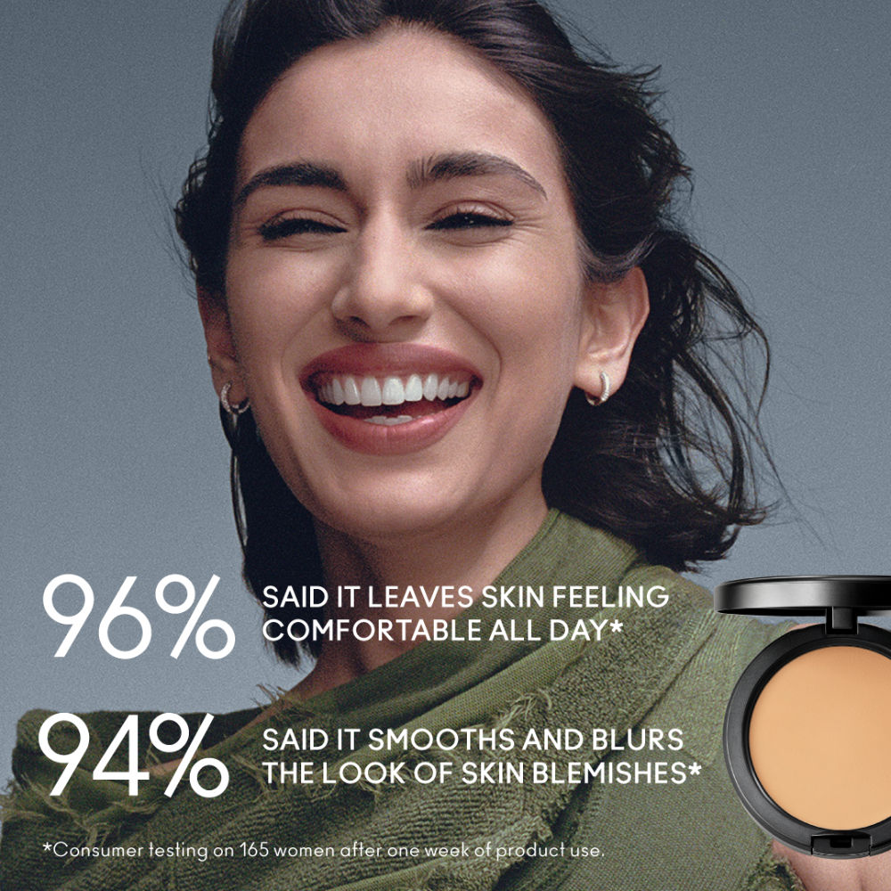 M.A.C Studio Fix Powder Plus Compact Foundation -NC20 Light Beige, Neutral Golden Undertone, 12g
