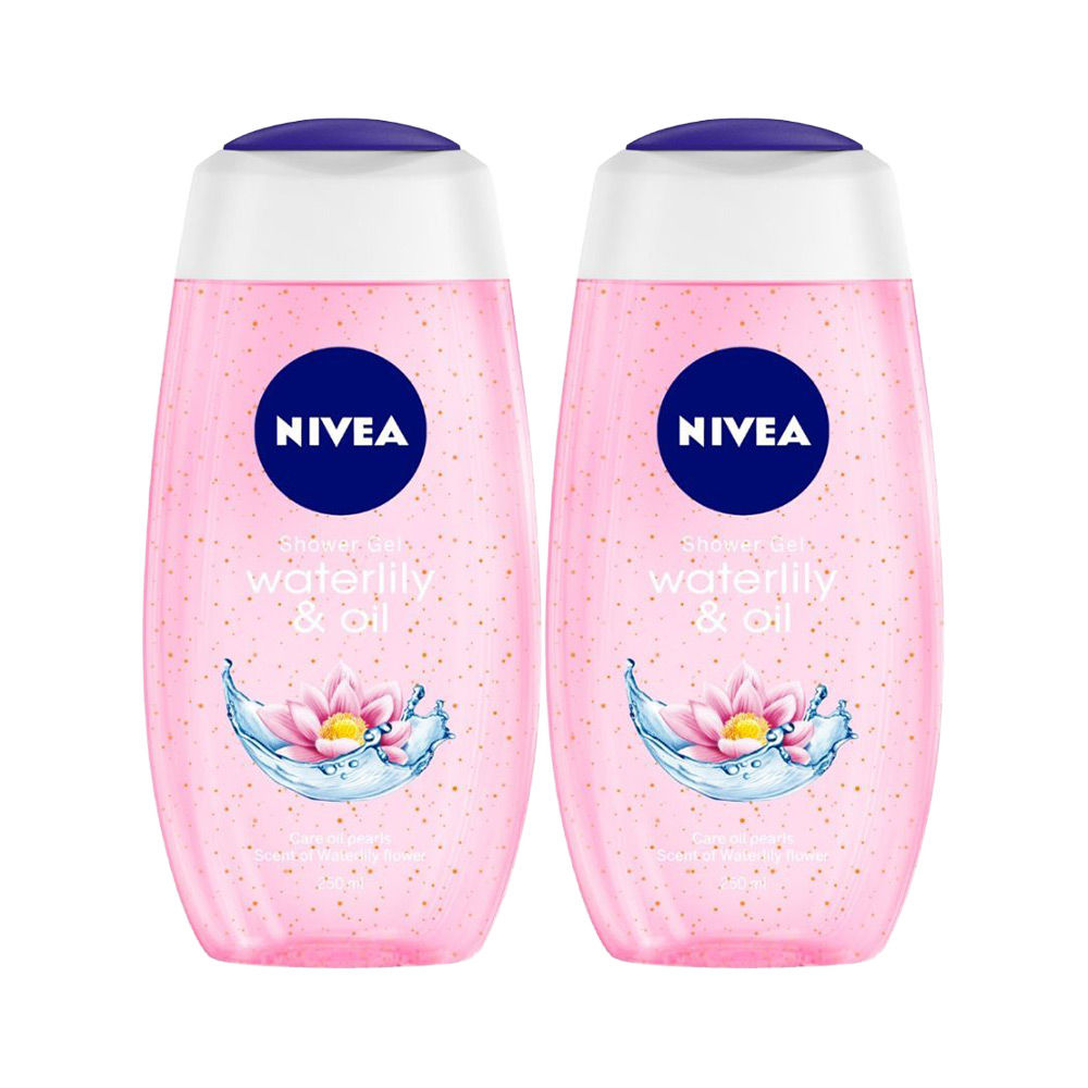 Nivea Refreshing Body Wash Combo With Waterlily Extract & Care Oil Buy at Indicrest Image 2