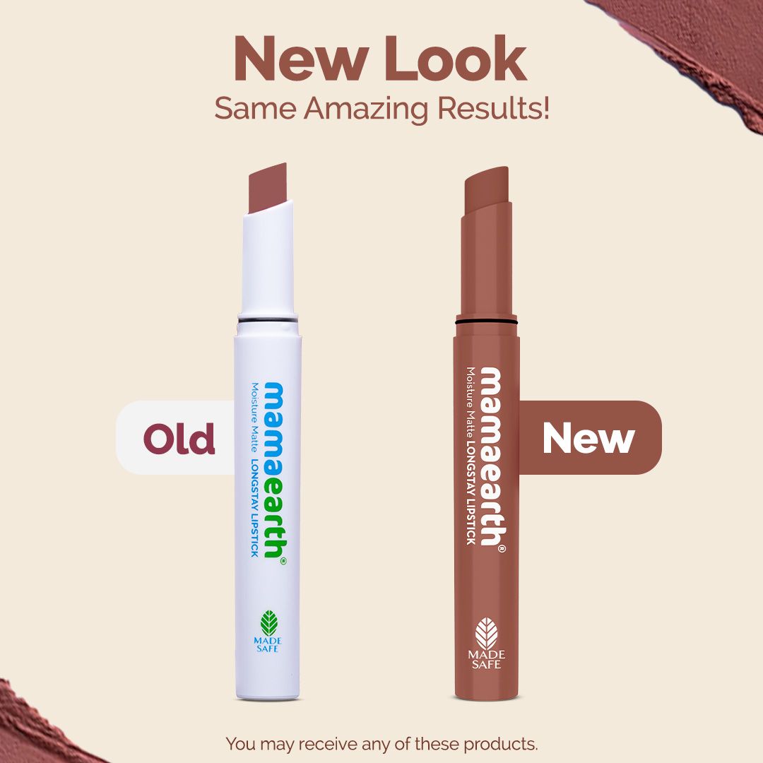 Mamaearth Moisture Matte Long Stay Lipstick, 2g | Espresso Brown - Image 2 - Buy from Indicrest