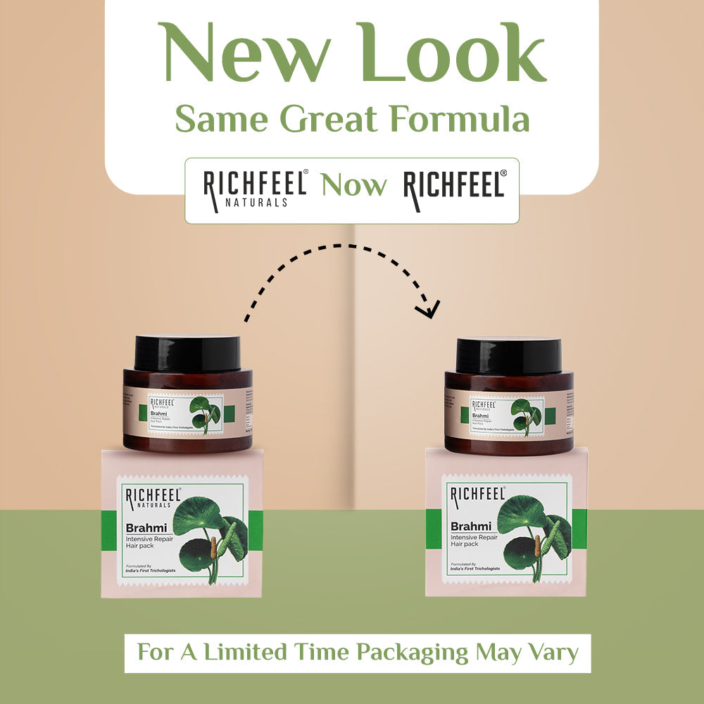 Richfeell Brahmi Intensive Repair Hair Pack 100 g - Image 2 - Buy from Indicrest
