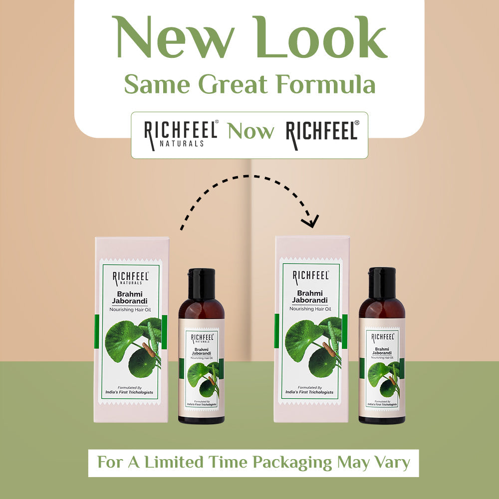 Richfeell Brahmi Jaborandi Nourishing Hair Oil 80 ml - Image 2 - Buy from Indicrest