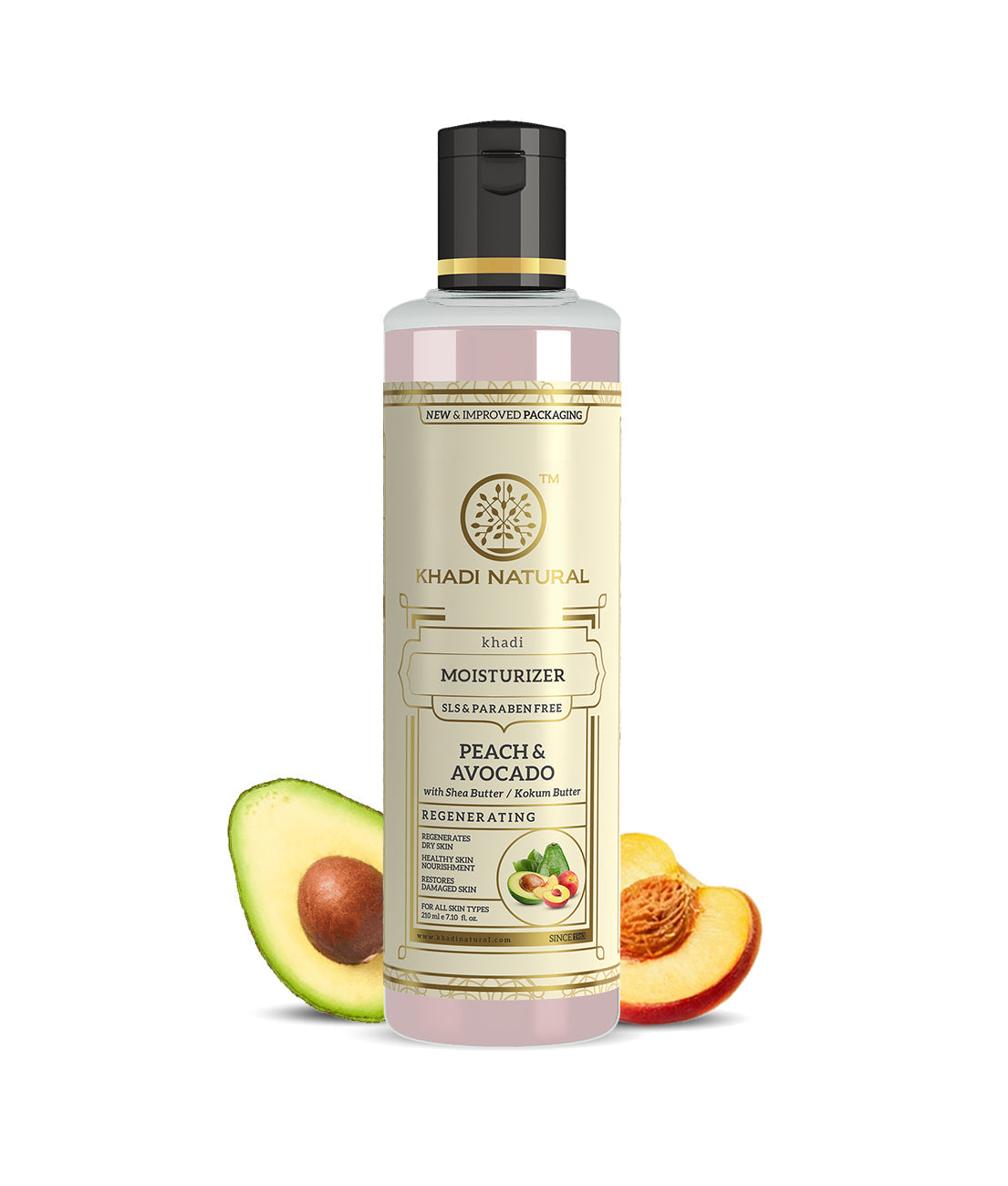 Khadi Natural Peach Avocado Moisturizer with SLS & Paraben Free - 210ml - Image 6 - Buy from Indicrest
