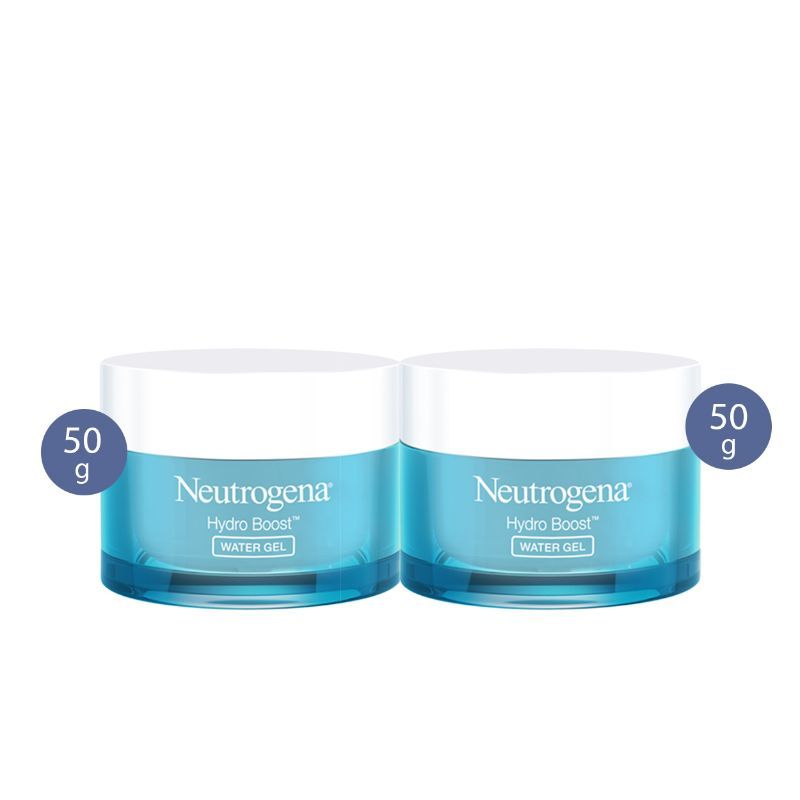 Neutrogena Hydro Boost Water Gel Super Saver Combo With Hyaluronic Acid For 72 Hours Hydration, 2 X 50g