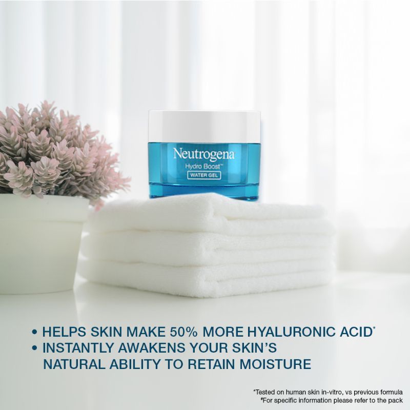 Neutrogena Hydro Boost Water Gel Super Saver Combo With Hyaluronic Acid For 72 Hours Hydration, 2 X 50g