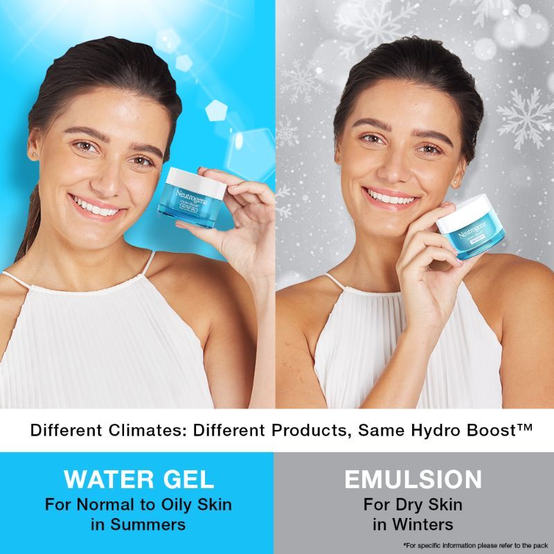 Neutrogena Hydro Boost Water Gel Super Saver Combo With Hyaluronic Acid For 72 Hours Hydration, 2 X 50g