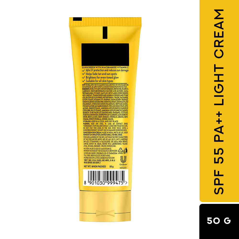 Pond’s Sun Miracle SPF 50 PA+++ Light Sunscreen - Protect & Bright, With 3% Active Niacinamide, 50g Buy at Indicrest Image 9