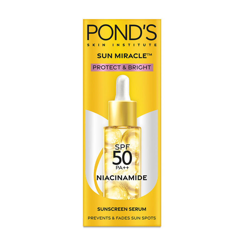 Pond’s Sun Miracle SPF 50 PA++ Sunscreen Serum - Protect & Bright, With Niacinamide, 14ml Buy at Indicrest