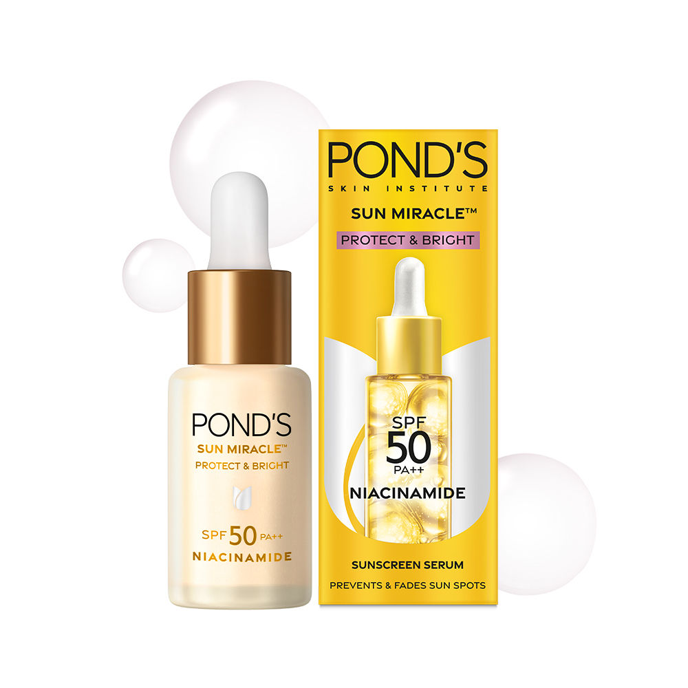 Pond’s Sun Miracle SPF 50 PA++ Sunscreen Serum - Protect & Bright, With Niacinamide, 14ml Buy at Indicrest Image 2