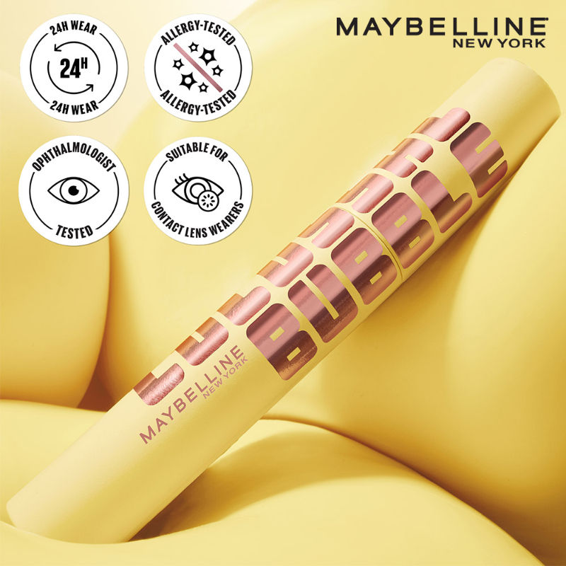 Maybelline New York Colossal Bubble Waterproof Mascara Volumizing Mascara Noir Black, 8.75ml Buy at Indicrest Image 7