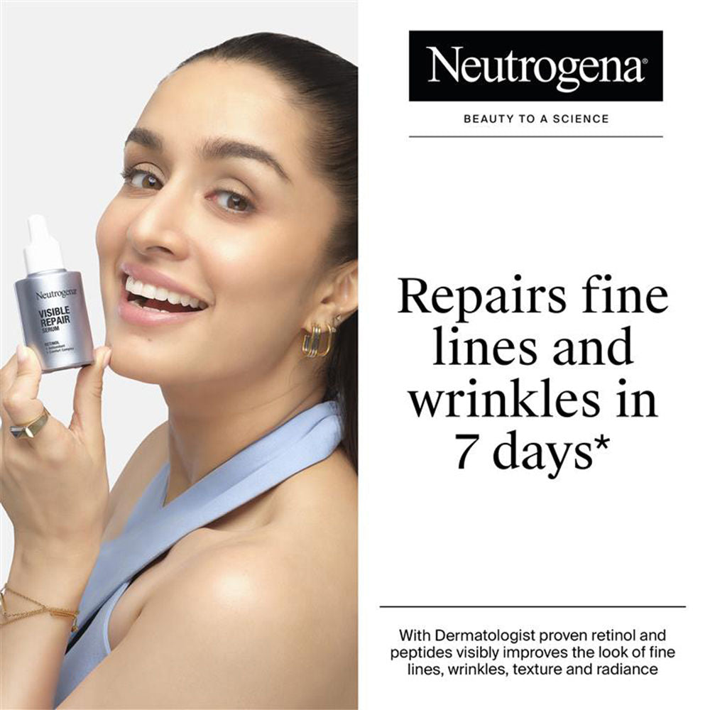 Neutrogena Anti-Ageing Serum, 30ml + Sunscreen, 80g, Combo
