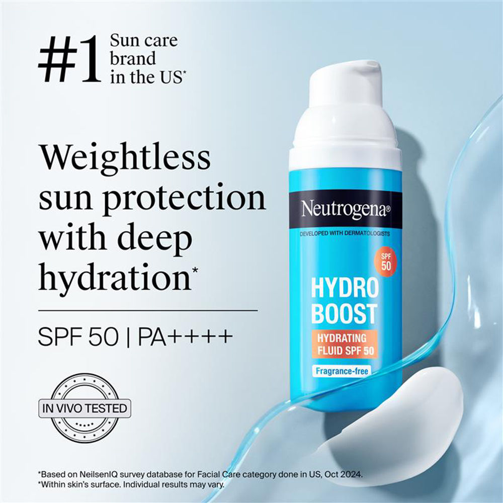 Neutrogena Hydro Boost Face Sunscreen & Ultra Gentle Foaming Face Wash Combo For Sensitive Skin