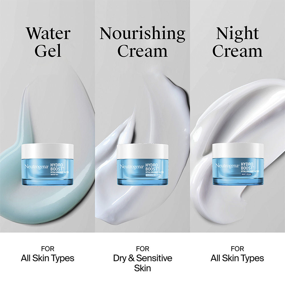 Neutrogena Hydro Boost Moisturizer 50g & Face Sunscreen Combo Spf 50+, Hyaluronic Acid & Niacinamide