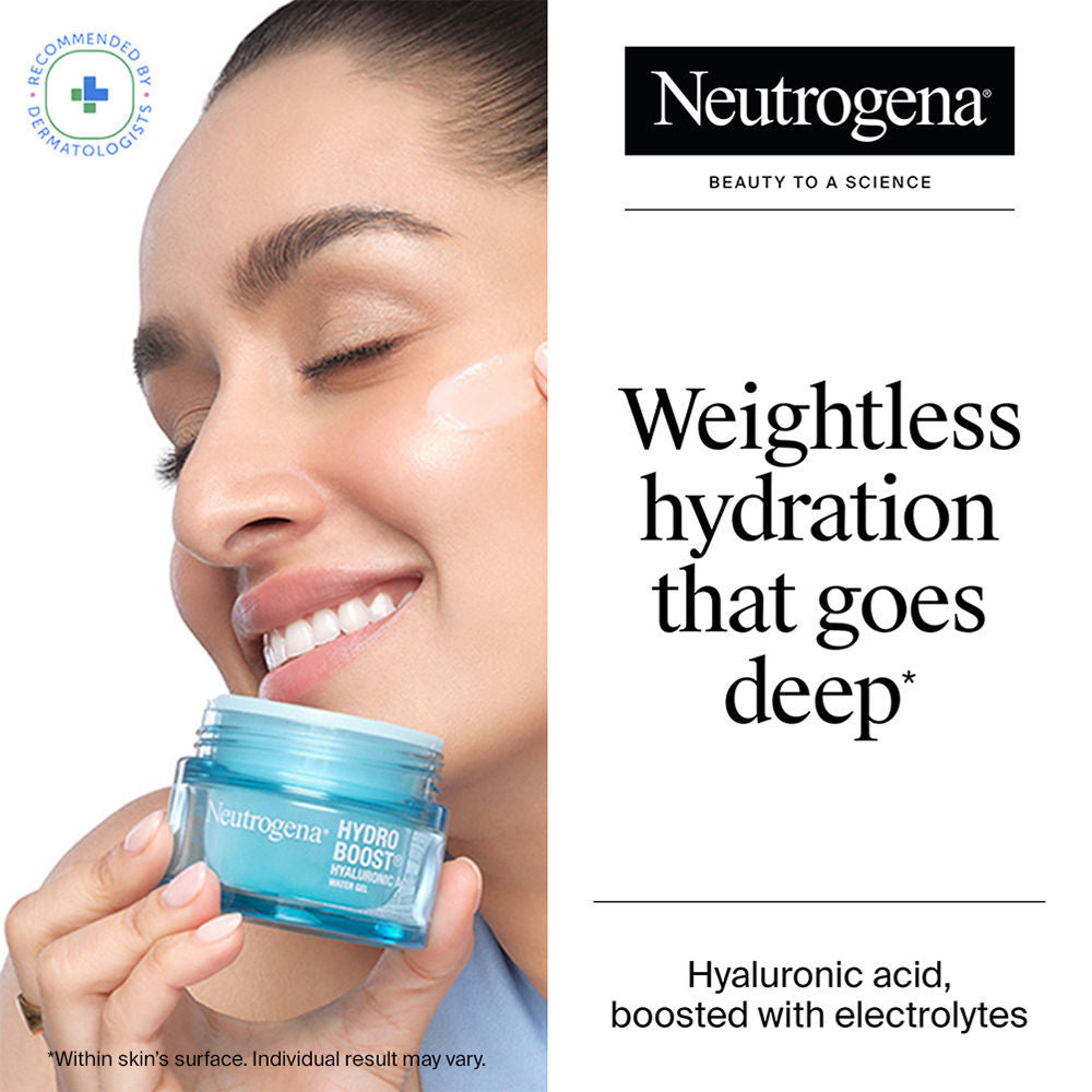 Neutrogena Hydro Boost Moisturizer 50g & Face Sunscreen Combo Spf 50+, Hyaluronic Acid & Niacinamide