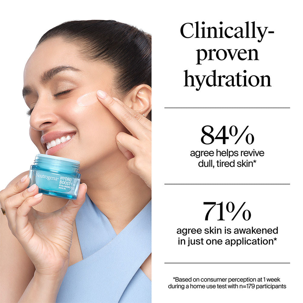 Neutrogena Hydro Boost Moisturizer 50g & Face Sunscreen Combo Spf 50+, Hyaluronic Acid & Niacinamide
