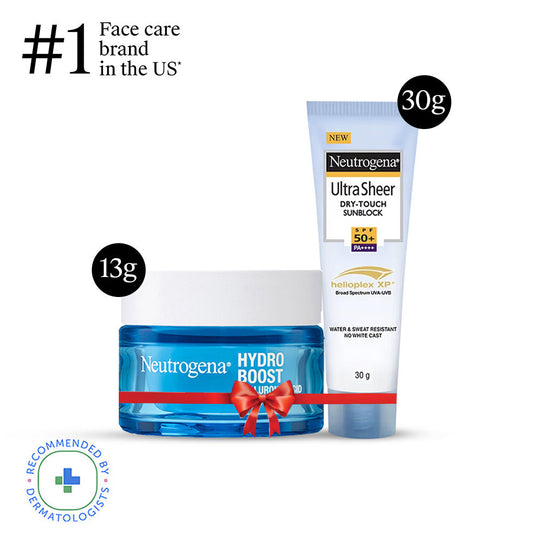 Neutrogena Bestselling Mini Duo, Hydrating Gel 50ml + Sunscreen 30g
