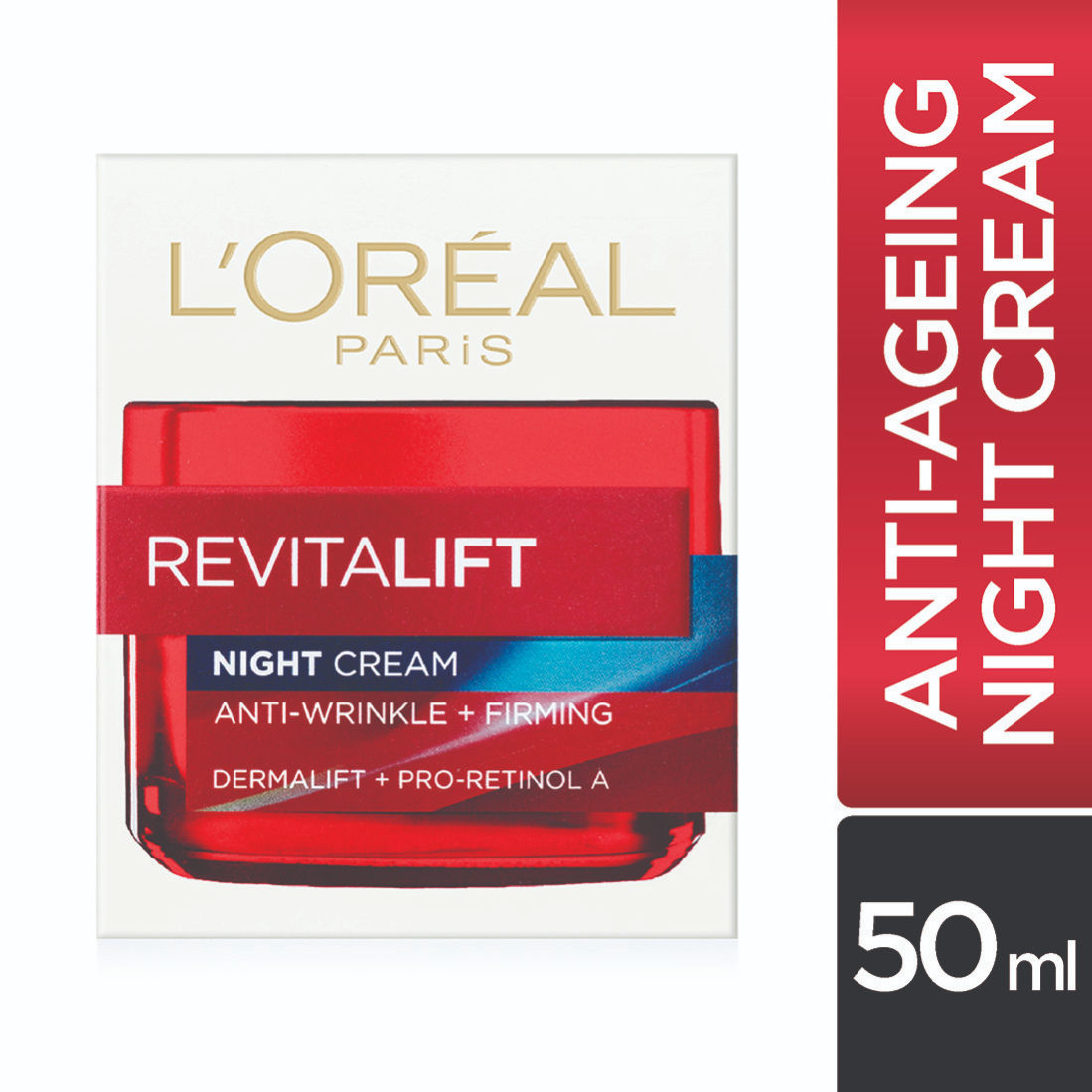 L'Oreal Paris Revitalift Anti-Wrinkle And Firming Night Cream, 50ml Buy at Indicrest Image 2