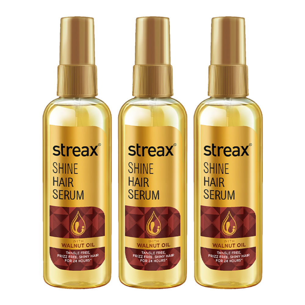 Streax Vitalized with Walnut Oil & Almond Oil For Dry & Frizzy Hair, Combo Pack, 3 pieces Buy at Indicrest Image 8