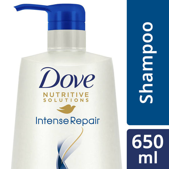 Dove Intense Repair Shampoo + Damage Solutions Intense Repair Conditioner, 650ml Buy at Indicrest