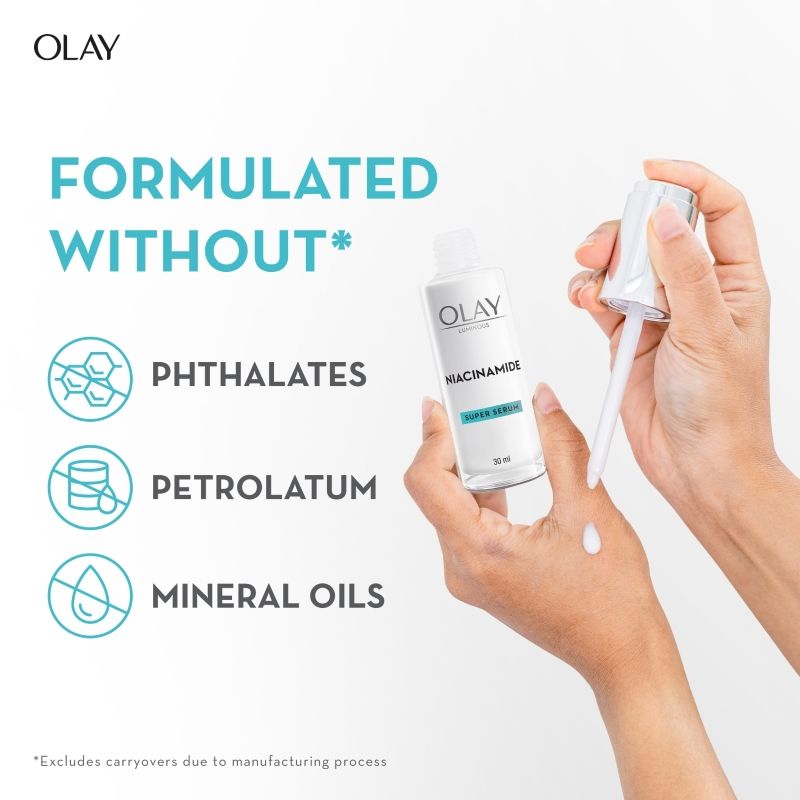 Olay Niacimide Face Serum For Clear & Even Skin, Fights Dark Spots & Dullness, 30ml Buy at Indicrest Image 6
