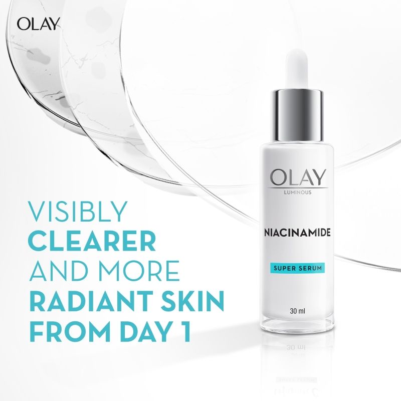 Olay Niacimide Face Serum For Clear & Even Skin, Fights Dark Spots & Dullness, 30ml Buy at Indicrest Image 8