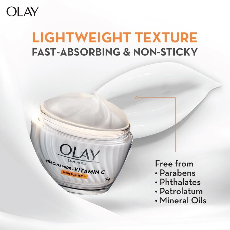 Olay Luminous Niacimide Vitamin C Moisturiser, 50g Buy at Indicrest Image 6