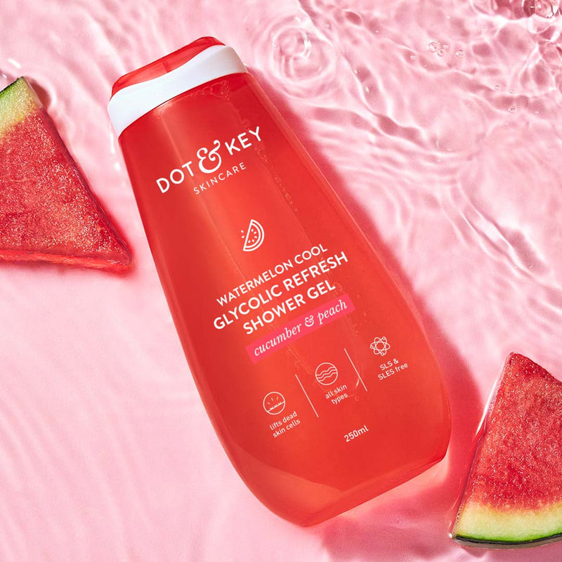 Dot & Key Watermelon Cooling Glycolic Acid Shower Gel, 250ml Buy at Indicrest