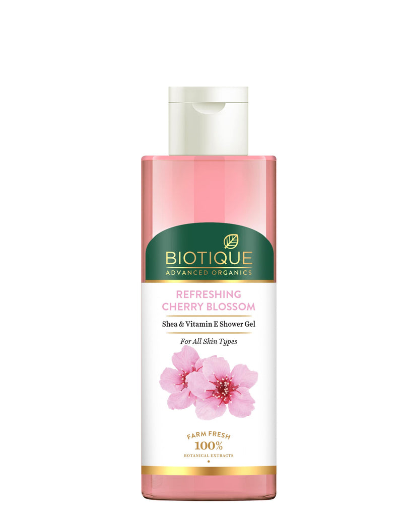 Biotique Refreshing Cherry Blossom Shea & Vitamin E Shower Gel, 200ml - Buy from Indicrest