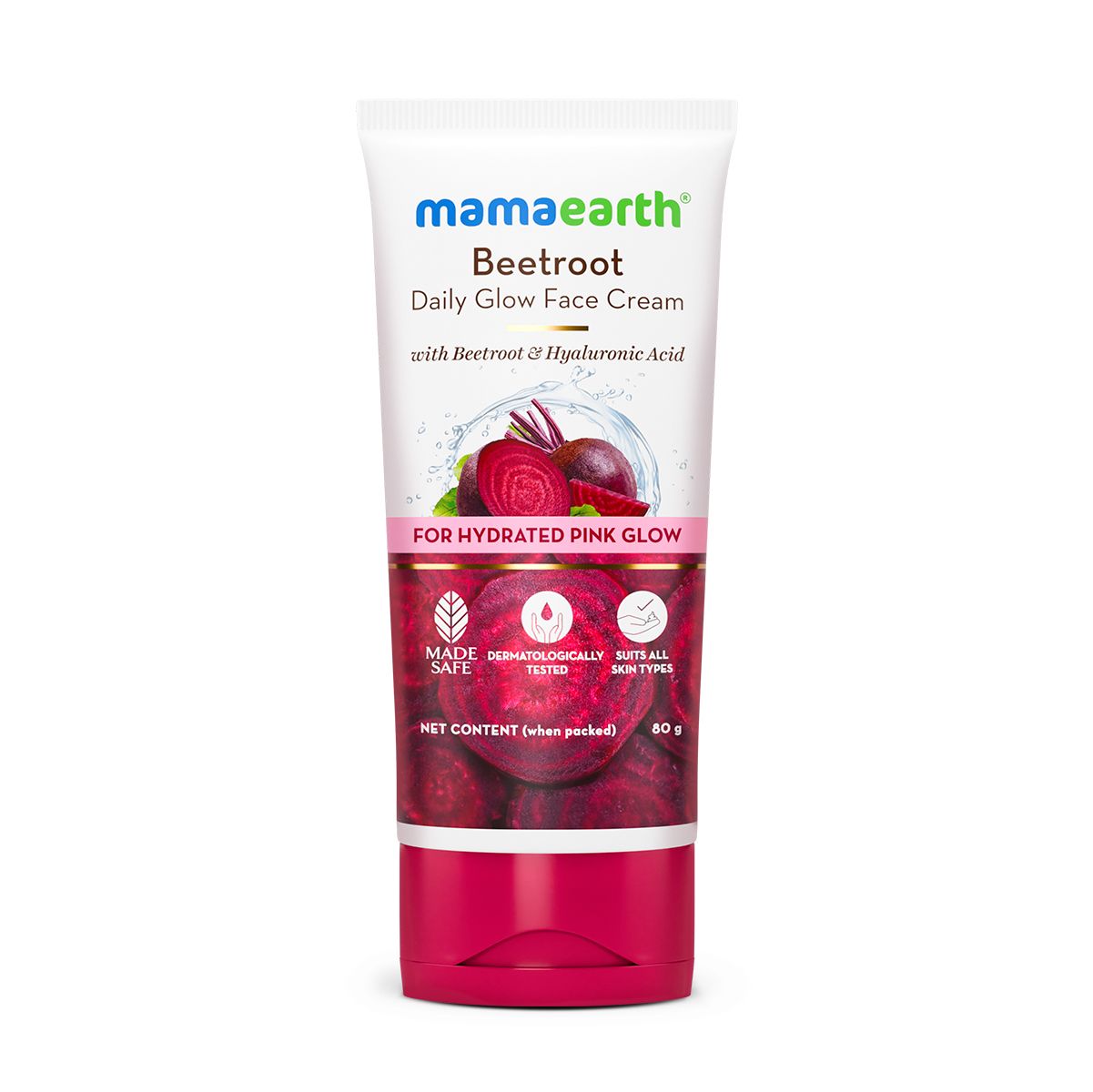 Mamaearth Beetroot Daily Glow Face Cream With Beetroot & Hyaluronic Acid, 80g - Image 6 - Buy from Indicrest