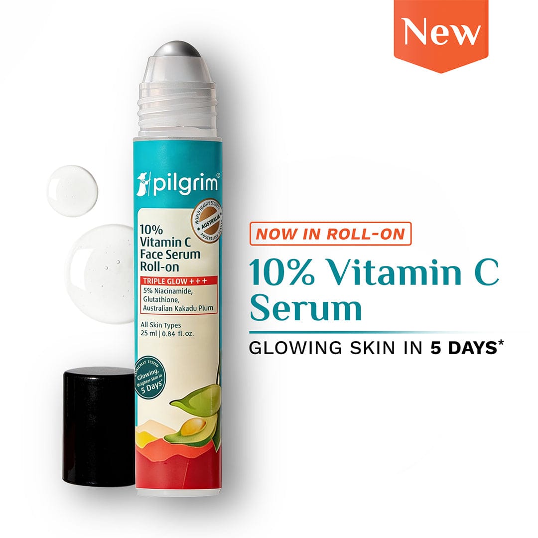 Pilgrim 10% Vitamin C Face Serum For Triple Glow+++, 30ml - Image 2 - Buy from Indicrest