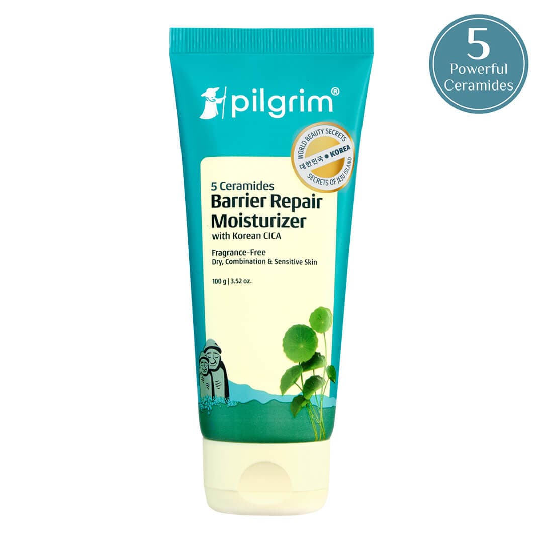 Pilgrim 5 Ceramides Barrier Repair Moisturizer, 100g - Buy from Indicrest
