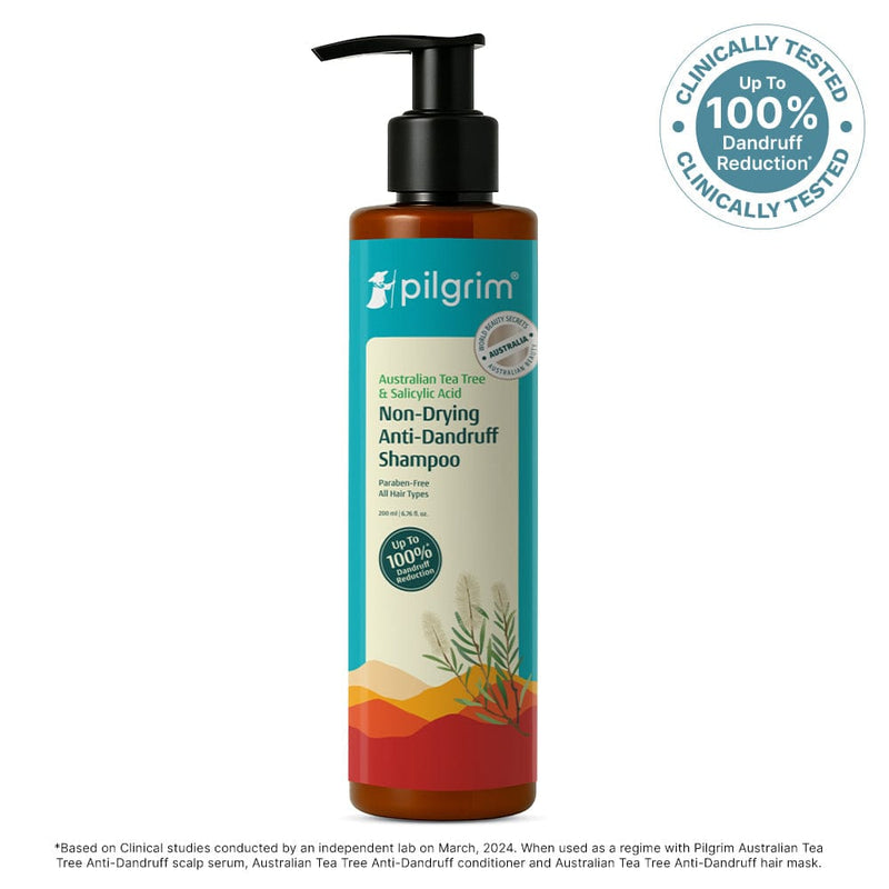 Pilgrim Australian Tea Tree Non-Drying Anti-Dandruff Shampoo, 200ml - Buy from Indicrest