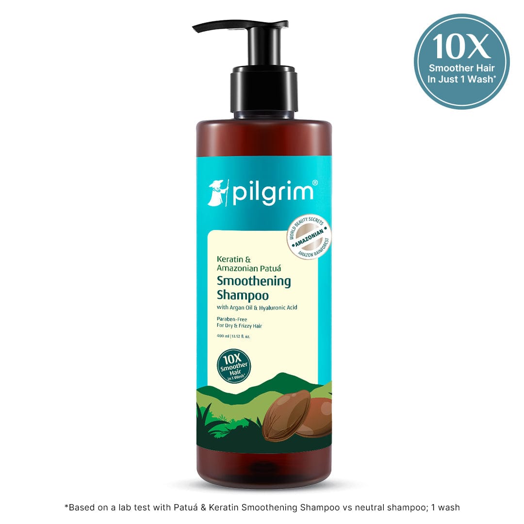 Pilgrim Keratin & Amazonian Patua Smoothening Shampoo, 200ml - Image 2 - Buy from Indicrest