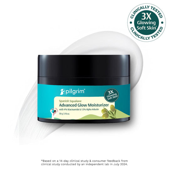 Pilgrim Spanish Squalane Advanced Glow Moisturizer, 50g - Buy from Indicrest