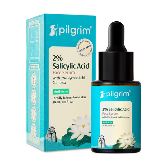 Pilgrim 2% Salicylic Acid Anti-Acne Face Serum, 30ml - Buy from Indicrest