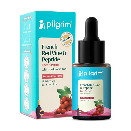 Pilgrim Red Vine Face Serum for Anti-Ageing, 30ml - Buy from Indicrest