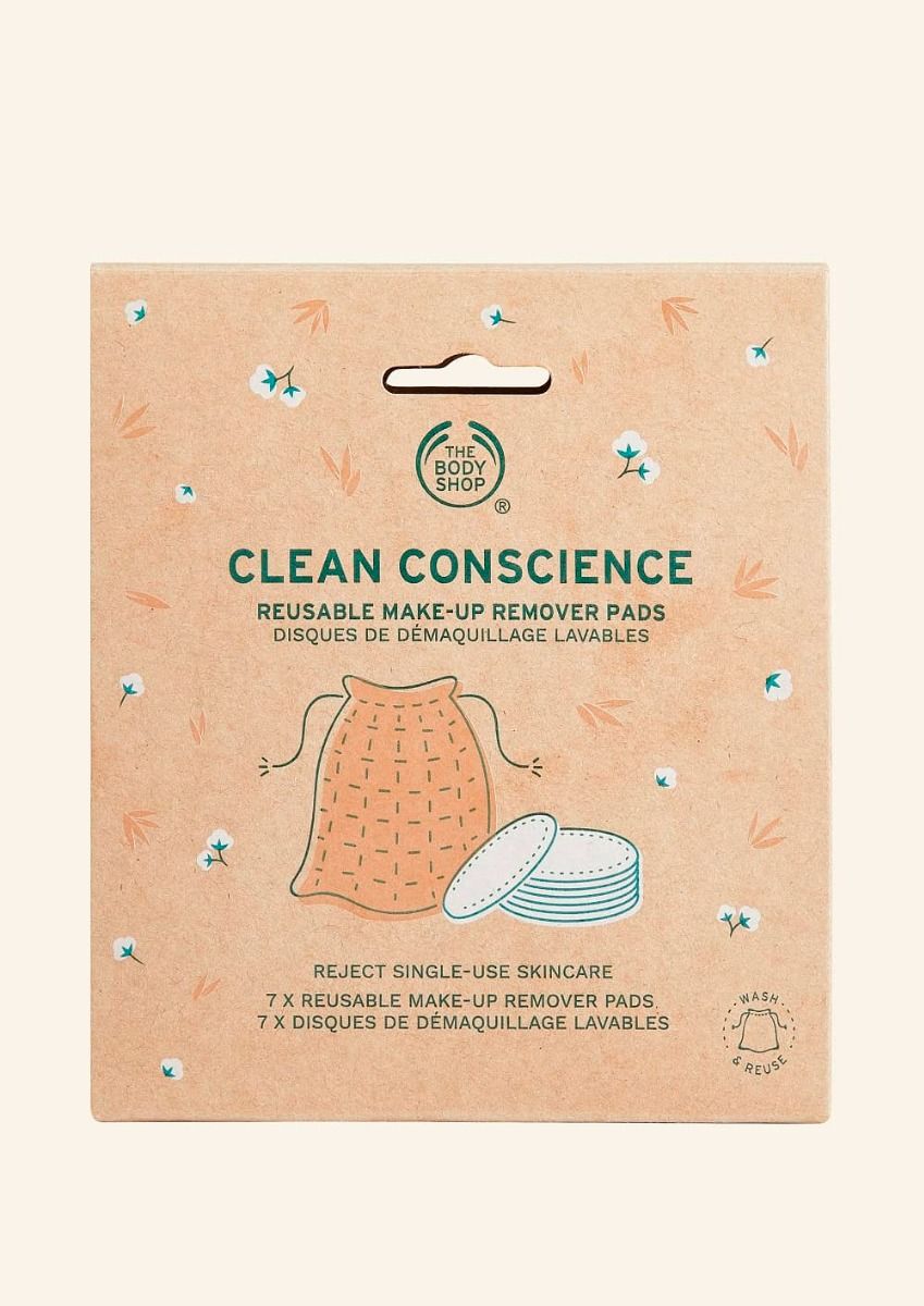 The Body Shop Clean Conscience Reusable Make-Up Remover Pads, 1pc