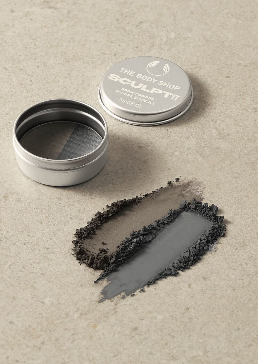 The Body Shop Sculpt It Brow Powder- Black Sculpt It, 3g