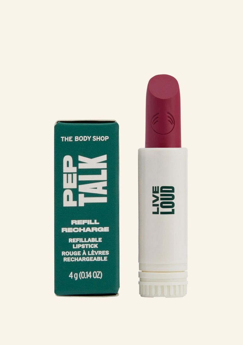 The Body Shop Peptalk Lipstick Bullet Refill- Live Loud, 4g