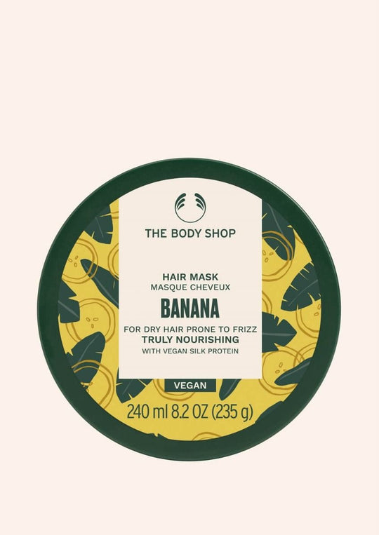The Body Shop Banana Truly Nourishing Hair Mask, 240ml Buy at Indicrest