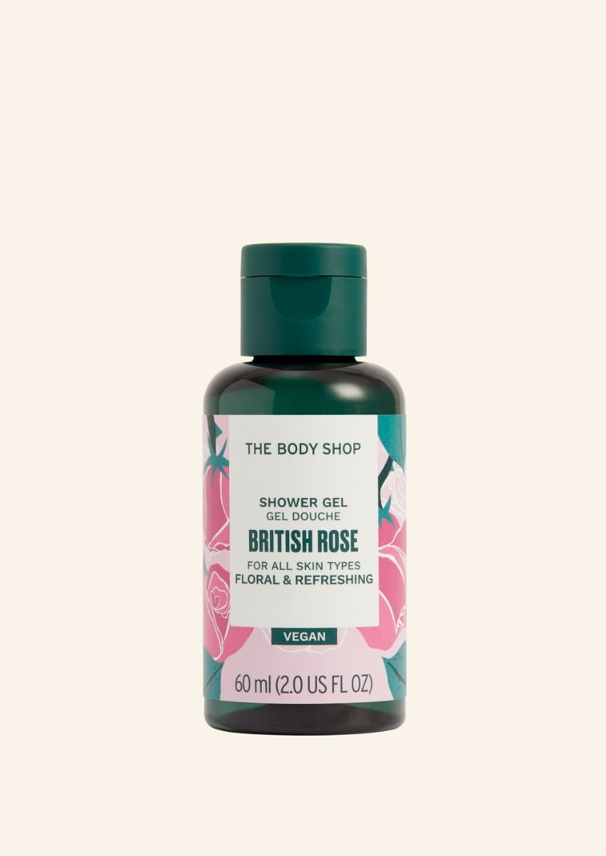 The Body Shop British Rose Shower Gel 60ML, 60ml