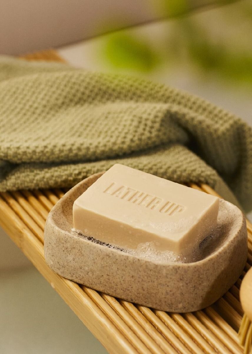 The Body Shop Almond Milk Cleansing Face & Body Bar, 100g