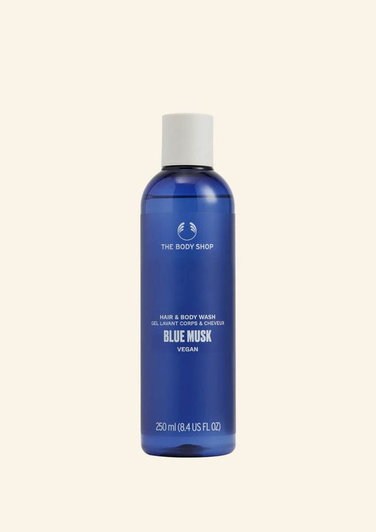 The Body Shop Blue Musk Hair And Body Wash, 250ml Buy at Indicrest