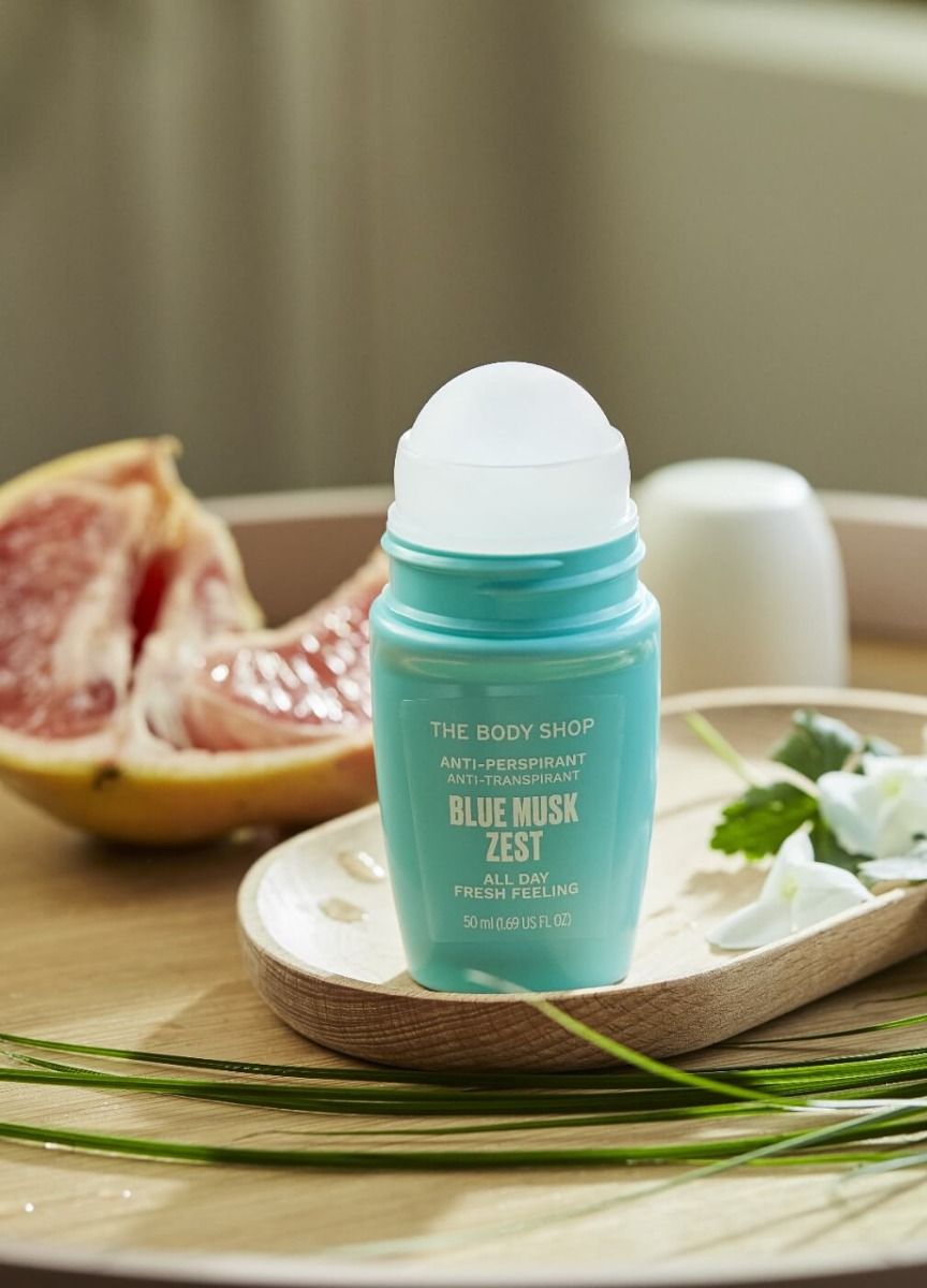 The Body Shop Blue Musk Zest Anti-Perspirant Deodorant, 50ml