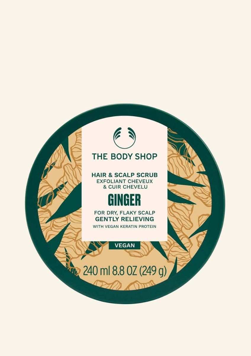 The Body Shop Ginger Hair & Scalp Scrub, 240ml X 2