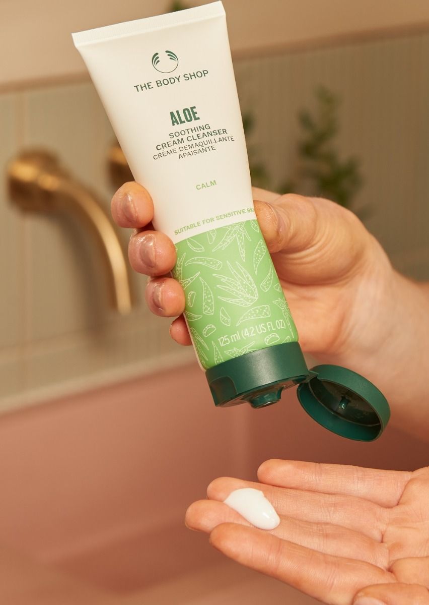 The Body Shop Aloe Soothing Cream Cleanser, 125ml