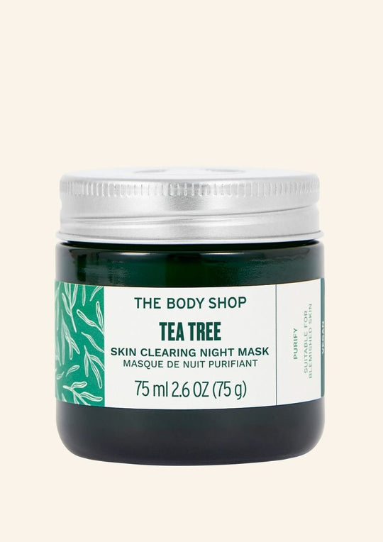 The Body Shop Tea Tree Skin Clearing Night Mask, 75ml Buy at Indicrest